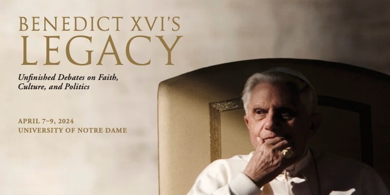 L’eredità di Benedetto XVI. Convegno alla Notre Dame University
