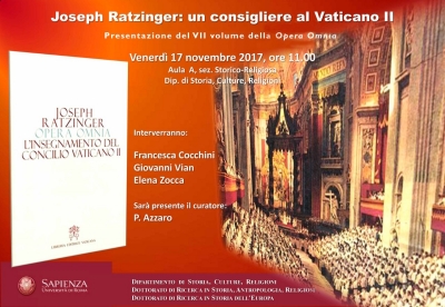 Locandina Ratzinger La Sapienza -